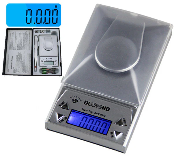 0.001g Diamond Milligram Digital Precision Pocket Scale 10 Gram - Image 4