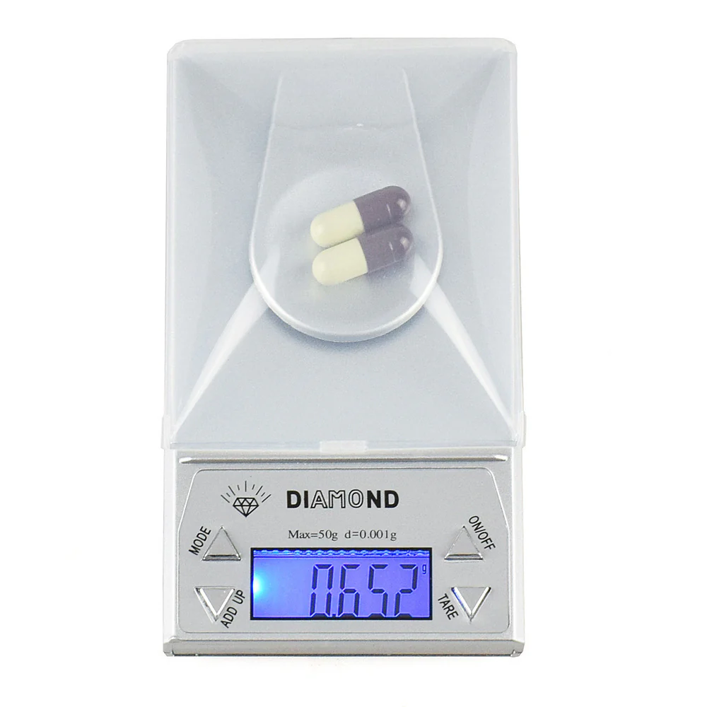 0.001g Diamond Milligram Digital Precision Pocket Scale 50 Gram - Image 12