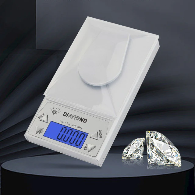 0.001g Diamond Milligram Digital Precision Pocket Scale 50 Gram - Image 4