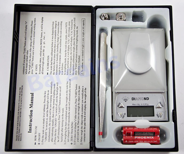 0.001g Diamond Milligram Digital Precision Pocket Scale 50 Gram - Image 6