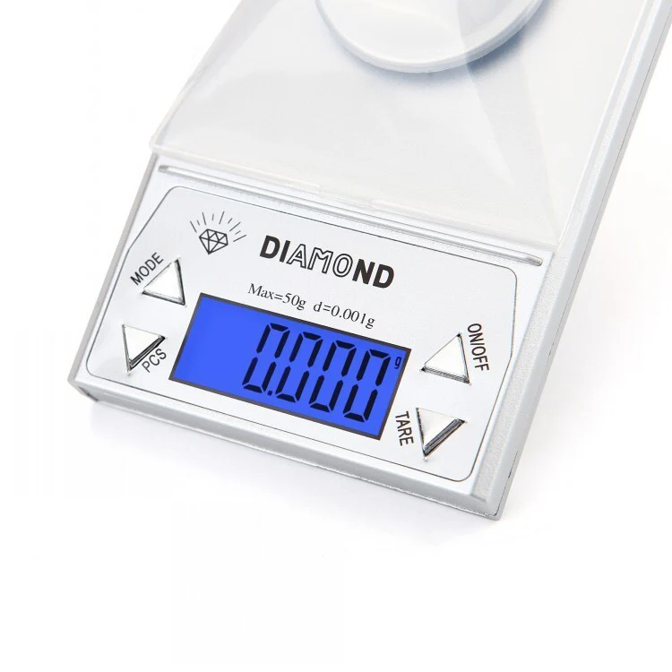 0.001g Diamond Milligram Digital Precision Pocket Scale 50 Gram - Image 7