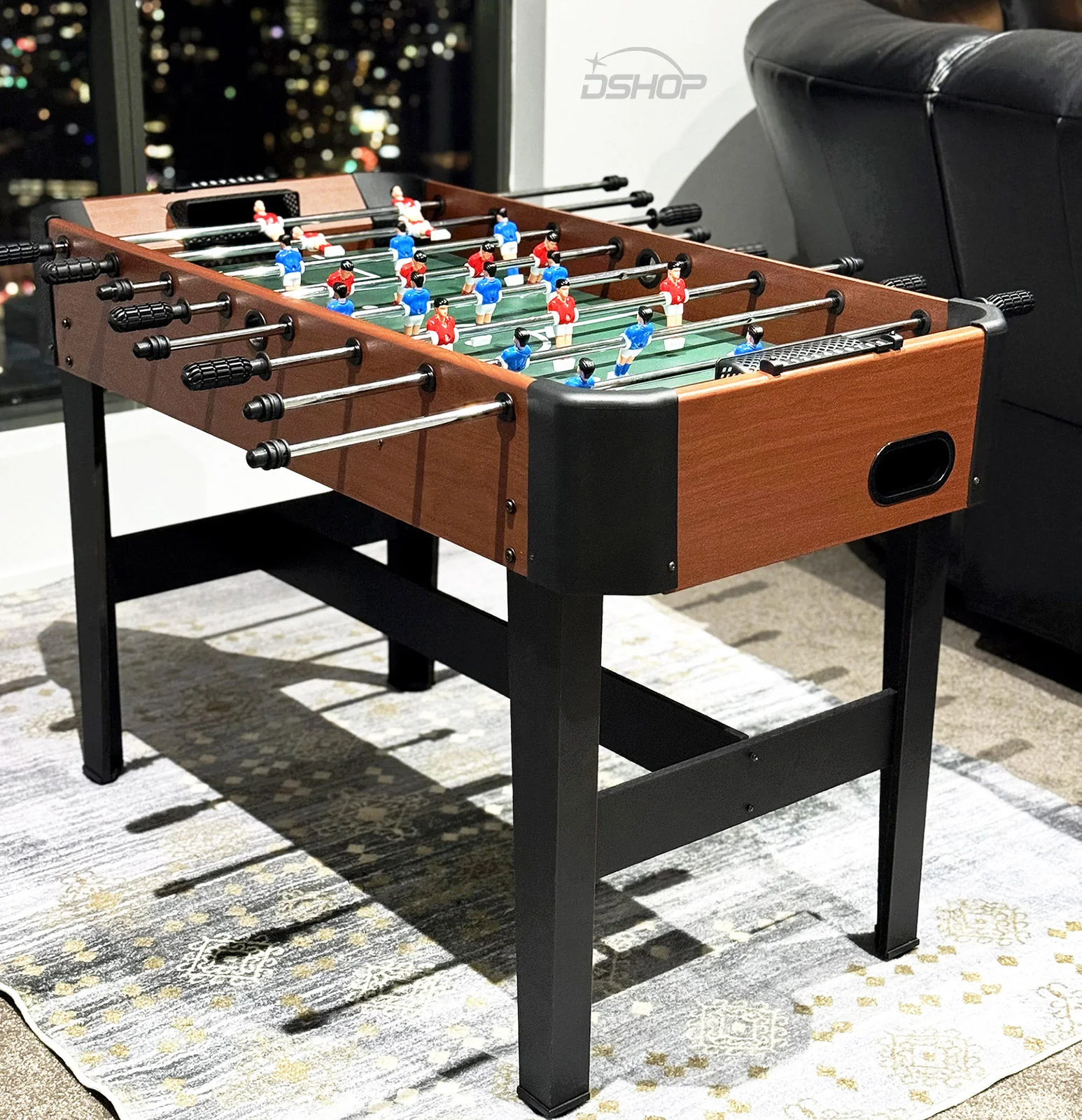 1.2m Foosball Soccer Table Home Football Game - Image 13