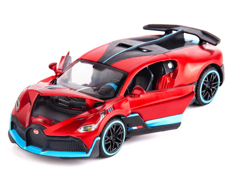 1:32 Metal Bugatti Sports Car Model Toy - Image 10