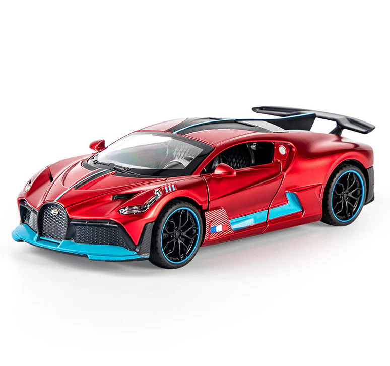 1:32 Metal Bugatti Sports Car Model Toy - Image 11