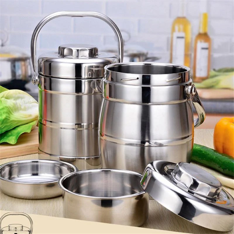 1.4L Stainless Steel Insulated Portable Thermos Food Jar Lunchbox Containers - Image 12