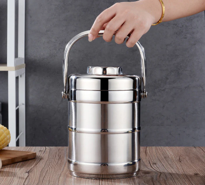 1.4L Stainless Steel Insulated Portable Thermos Food Jar Lunchbox Containers - Image 16