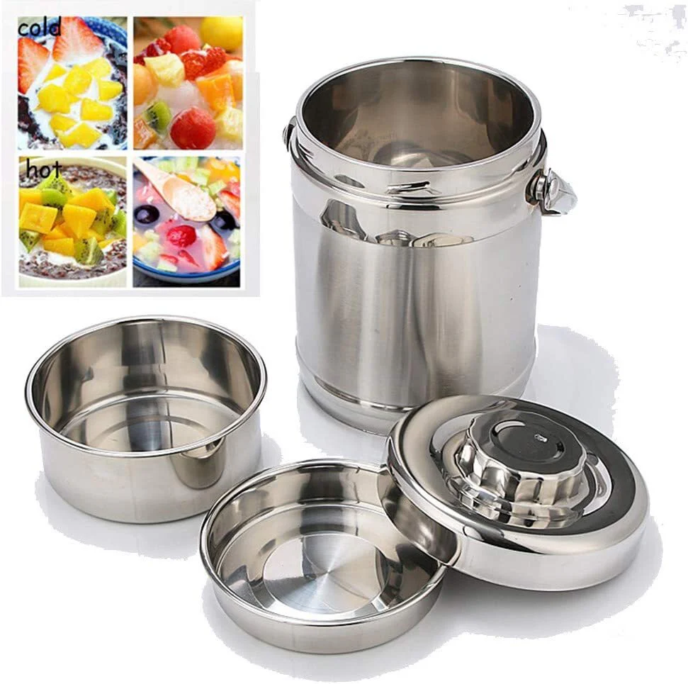 1.4L Stainless Steel Insulated Portable Thermos Food Jar Lunchbox Containers - Image 8