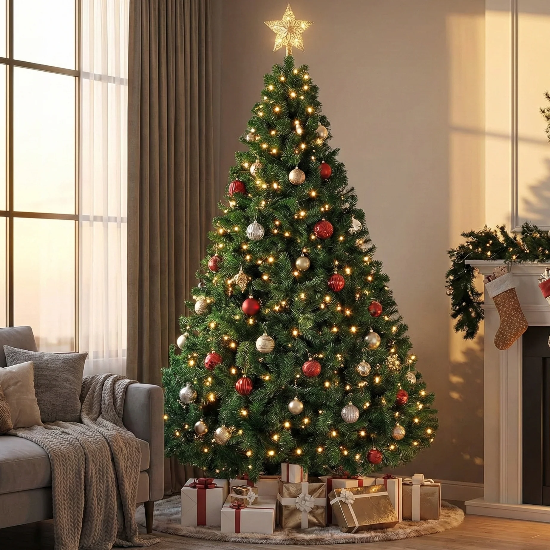 1.8m Classic Christmas Tree 650T - Image 6