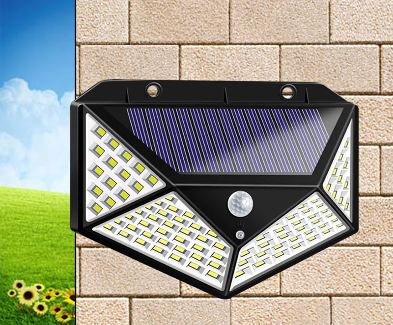 100 LED Motion Sensor Solar Outdoor Security Light - Image 4