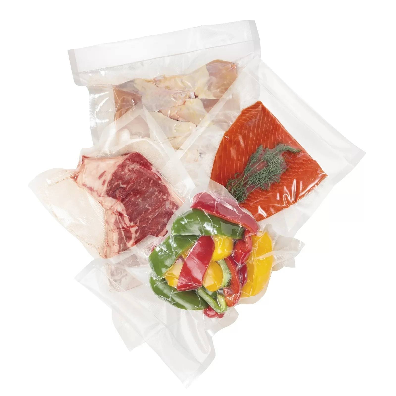 100 X Vacuum Sealer Bags Heat Seal Food Storage Saver (20 x 25cm) - Image 12