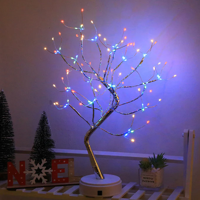108 LED Firefly Colourful Fairy Light Spirit Tree - Image 11