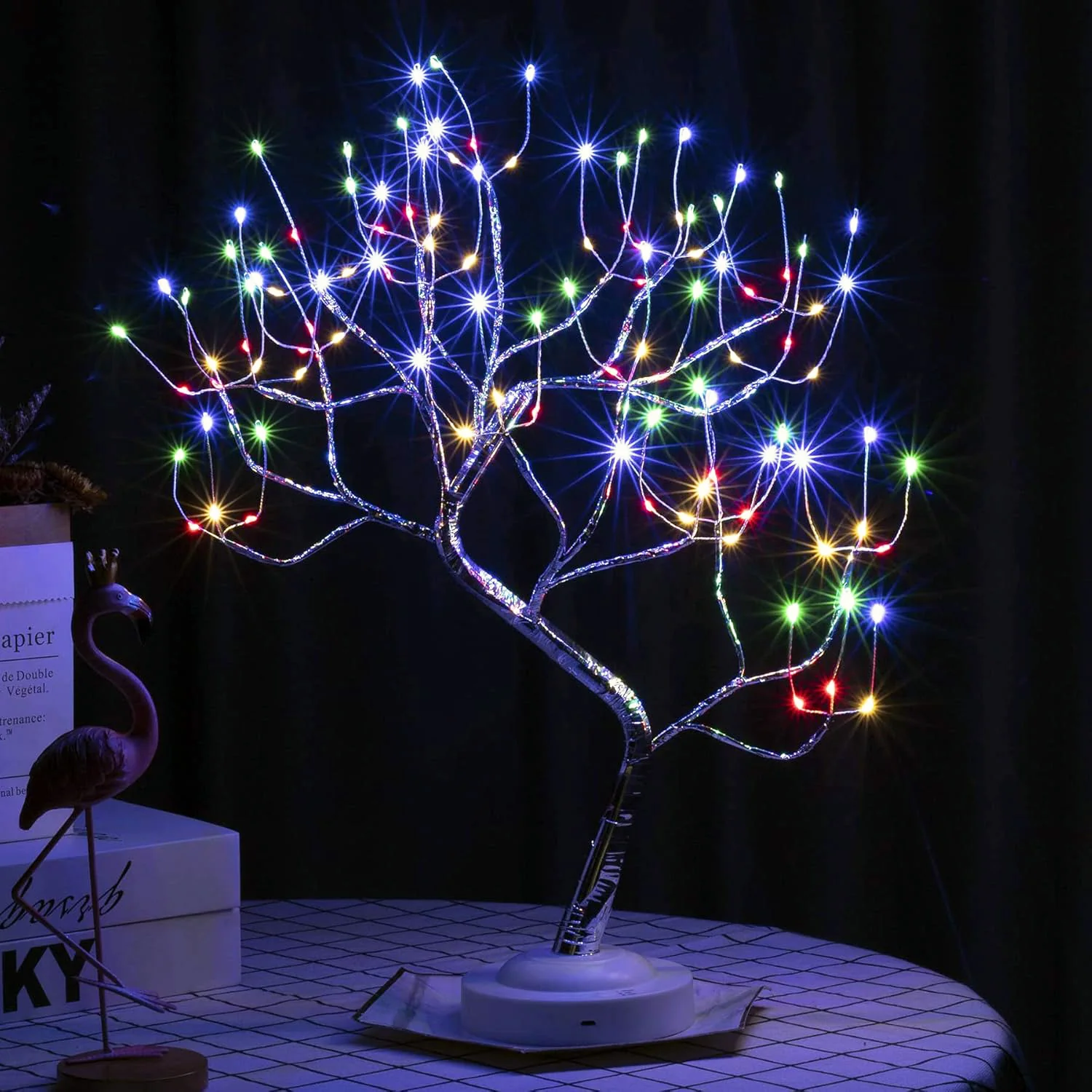 108 LED Firefly Colourful Fairy Light Spirit Tree - Image 14