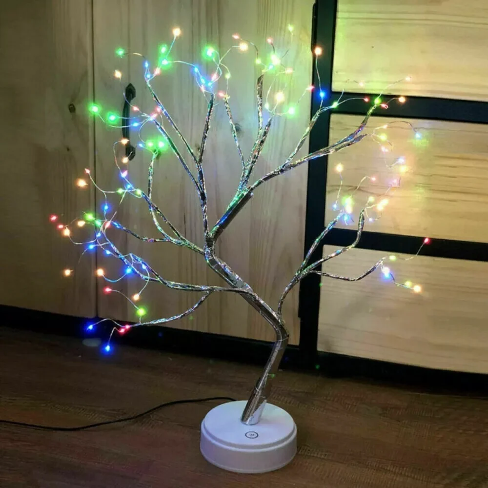 108 LED Firefly Colourful Fairy Light Spirit Tree - Image 4