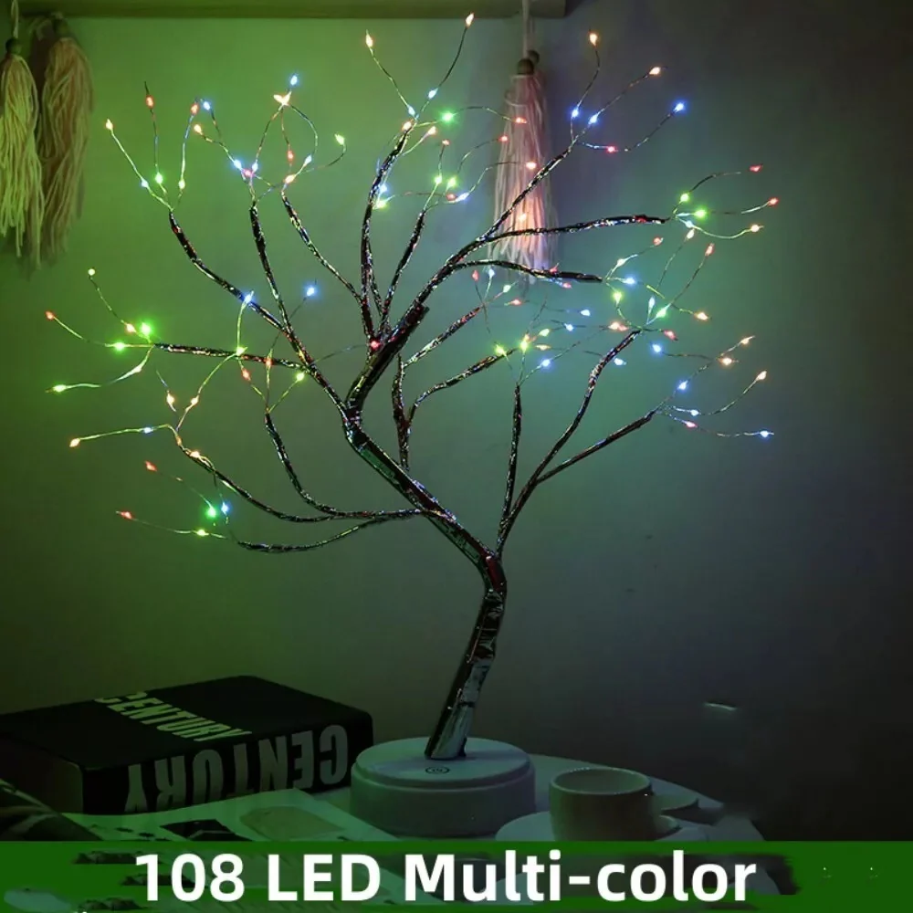 108 LED Firefly Colourful Fairy Light Spirit Tree - Image 5