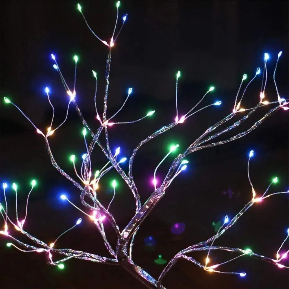 108 LED Firefly Colourful Fairy Light Spirit Tree - Image 6