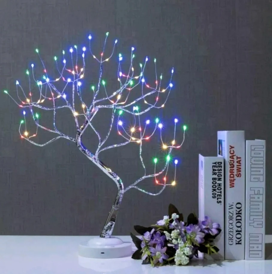 108 LED Firefly Colourful Fairy Light Spirit Tree - Image 7