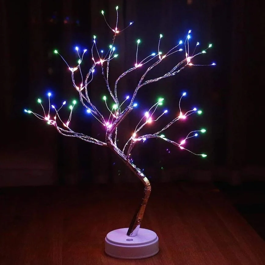 108 LED Firefly Colourful Fairy Light Spirit Tree - Image 8