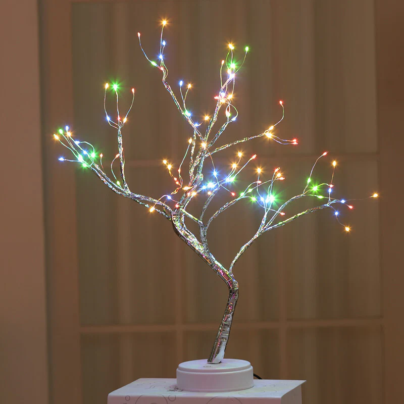 108 LED Firefly Colourful Fairy Light Spirit Tree - Image 9