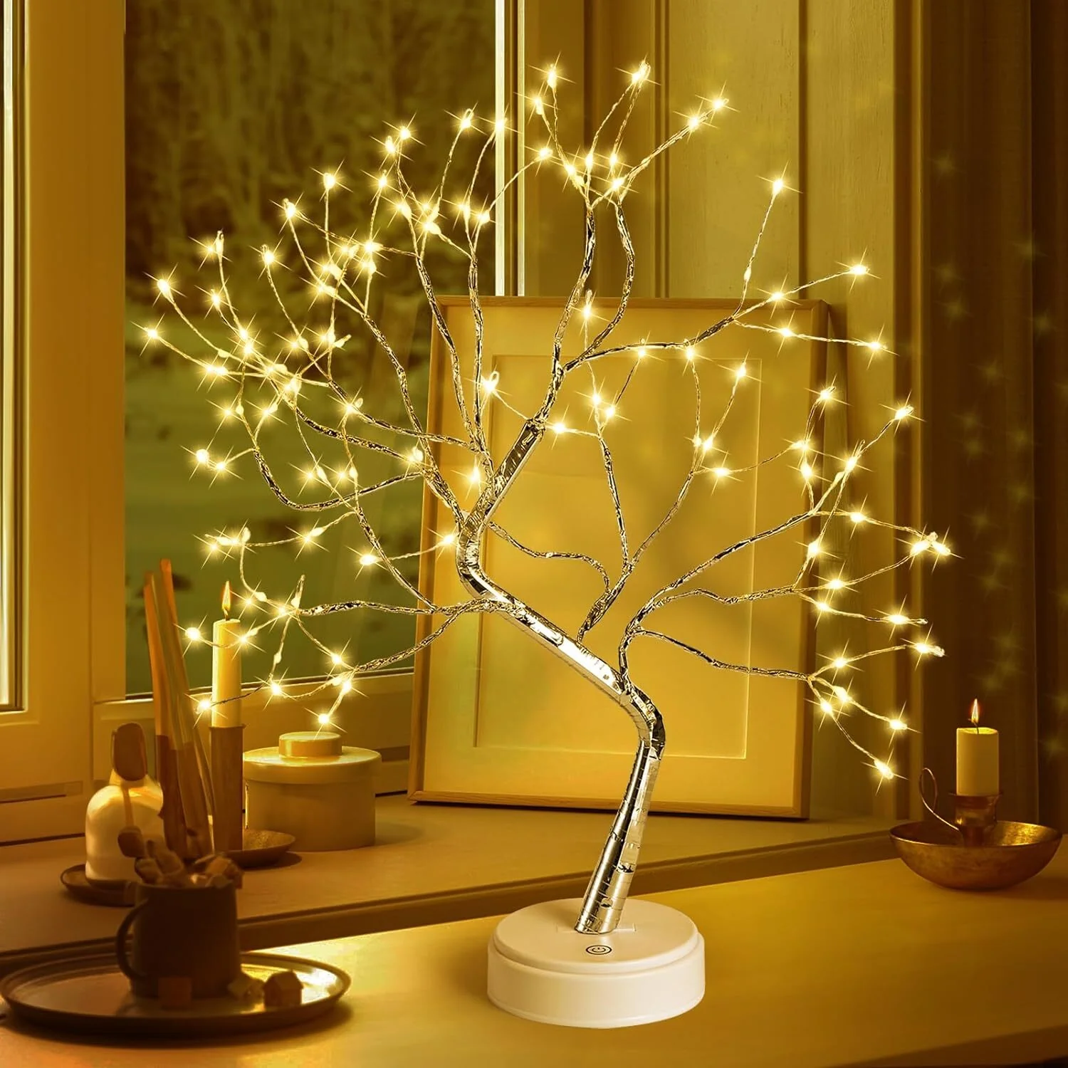 108 LED Firefly Fairy Light Spirit Tree - Image 3