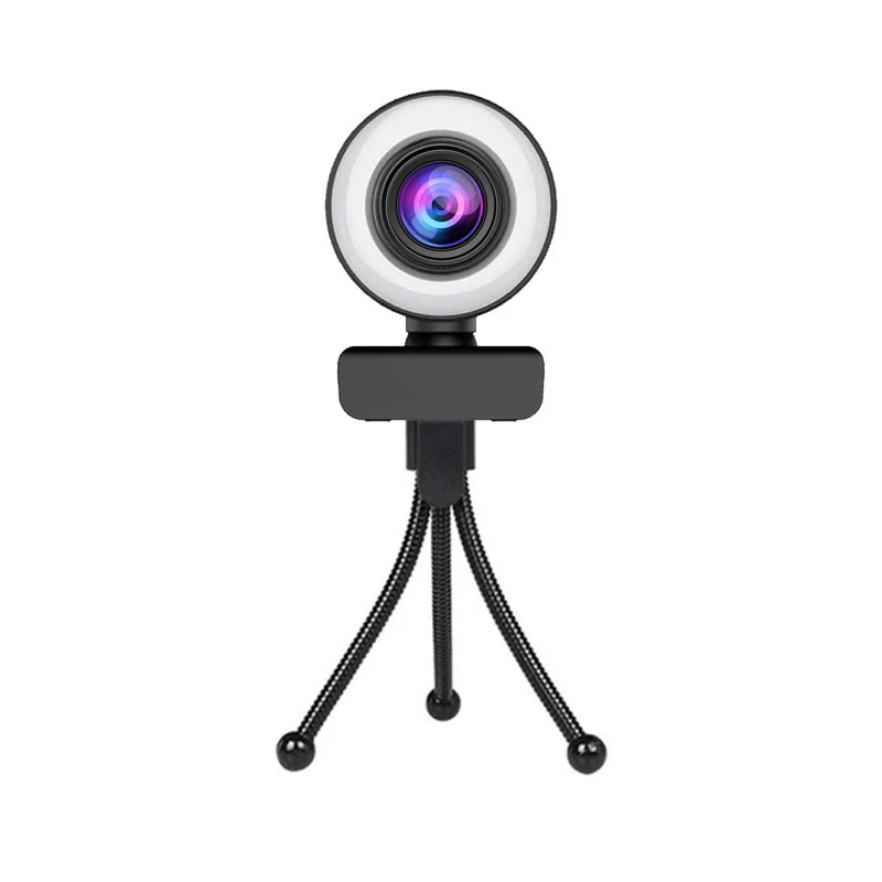 1080p Webcam with Adjustable Ring Light - Image 2