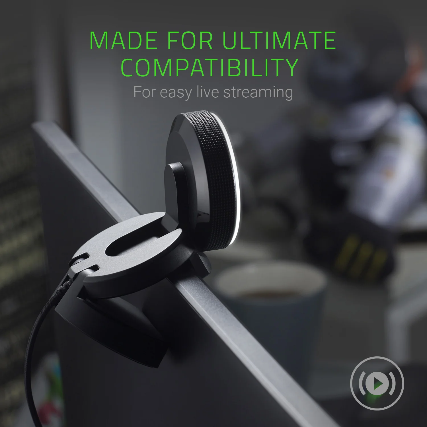 1080p Webcam with Adjustable Ring Light - Image 6