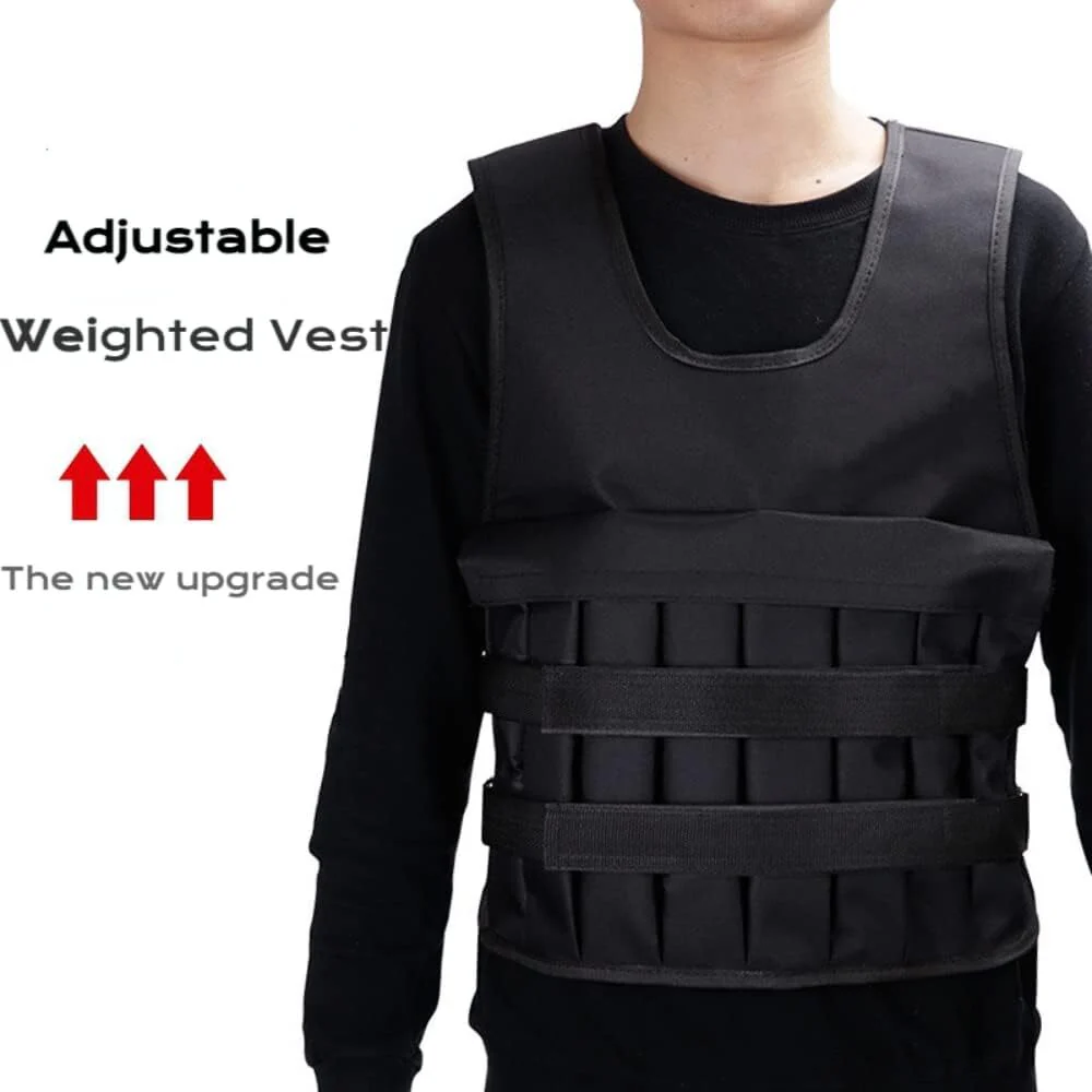 10kg Adjustable Weighted Vest for Strength Training Cardio Fitness - Image 2