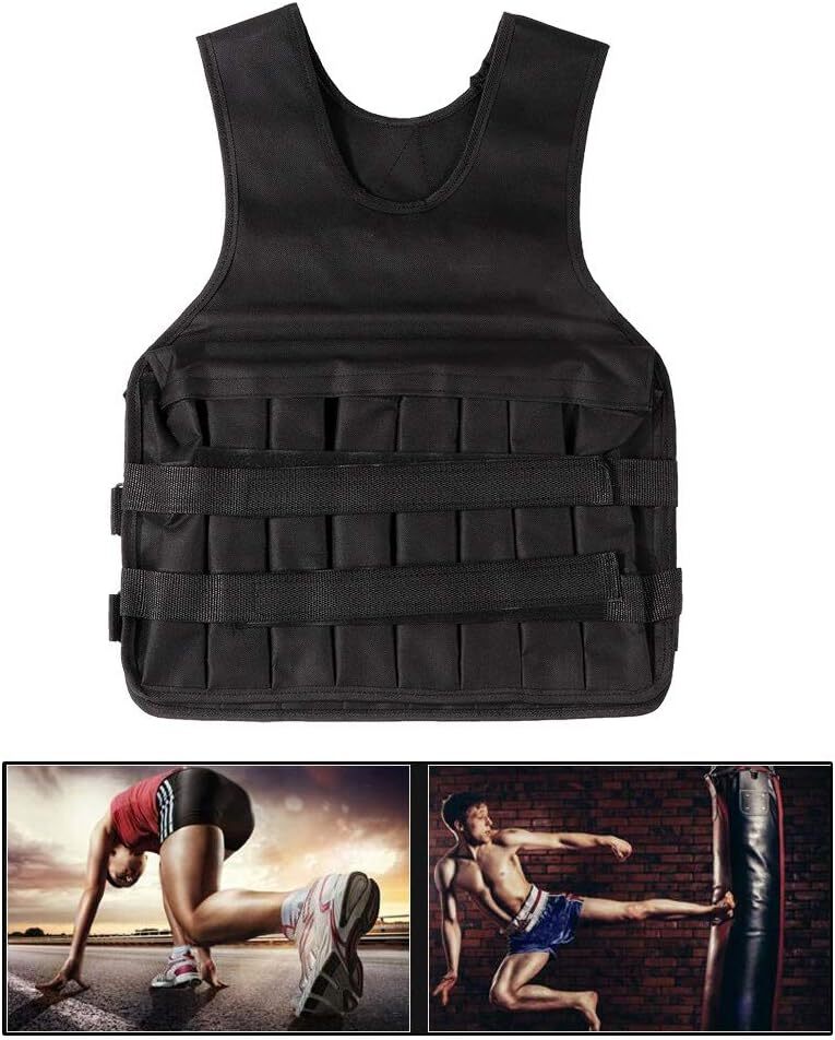 10kg Adjustable Weighted Vest for Strength Training Cardio Fitness - Image 3
