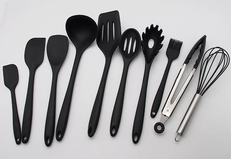 10PC Silicone Kitchen Cooking Baking Utensil Set - Image 5