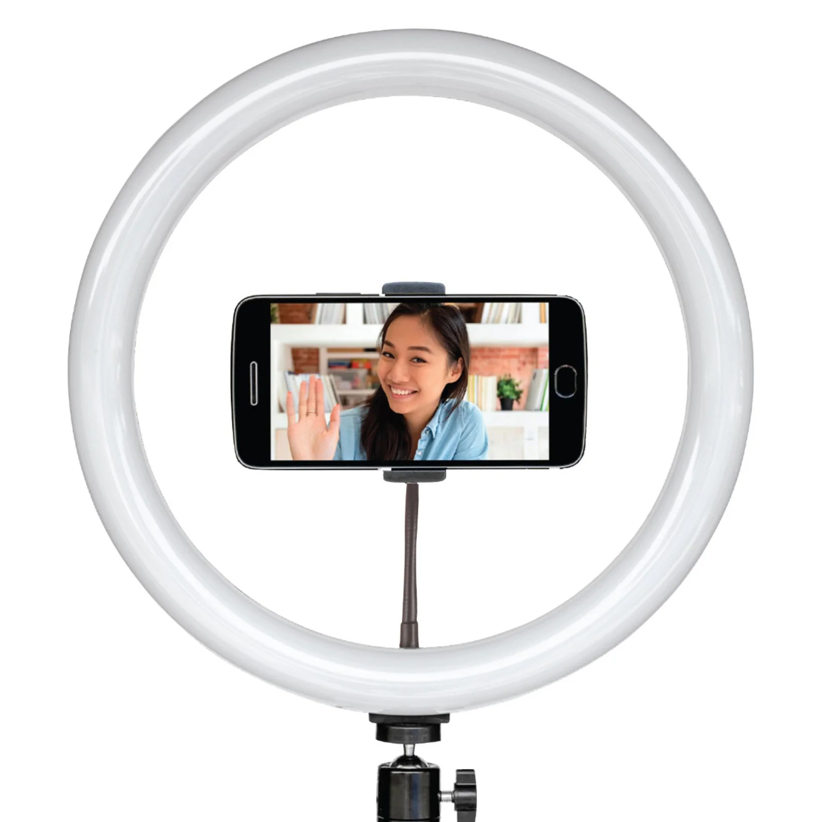 12" LED Ring Light with Tripod and Phone Holder - Image 17