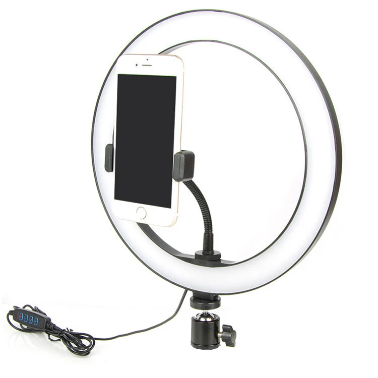 12" LED Ring Light with Tripod and Phone Holder - Image 7