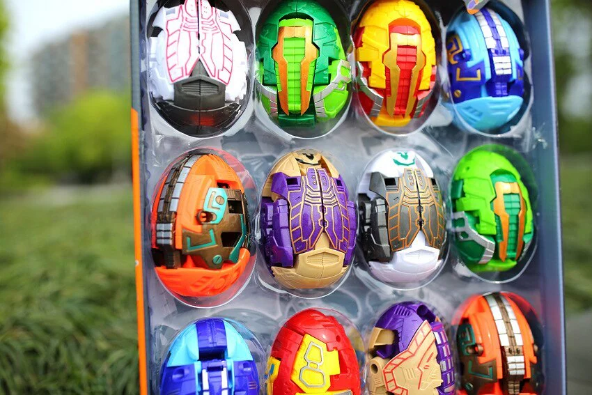 12-piece Dinosaur Transformer Collection Robot Transforming Toy Set - Image 14