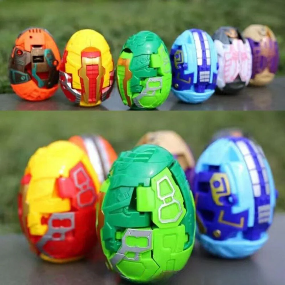 12-piece Dinosaur Transformer Collection Robot Transforming Toy Set - Image 9