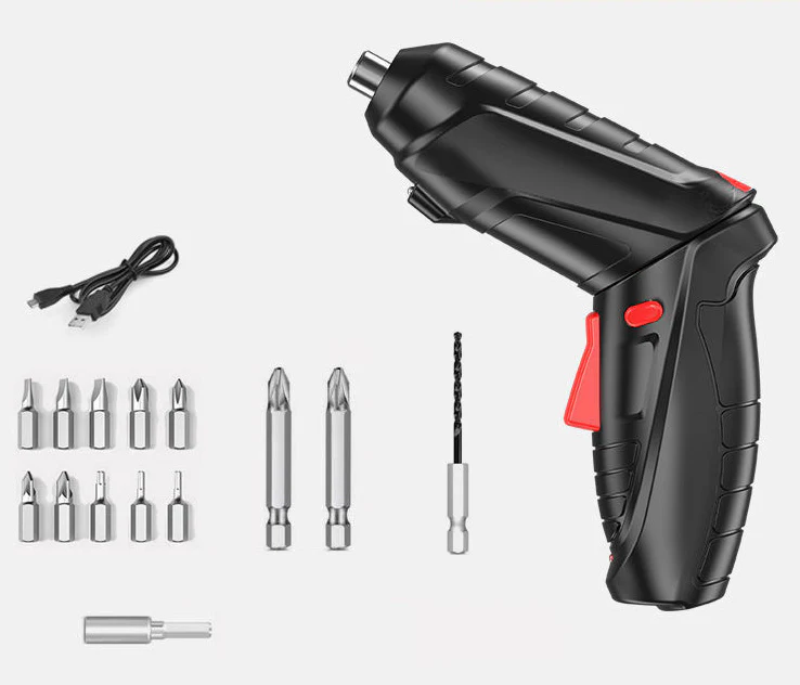 15 PC Cordless Electric Screwdriver and Accessories Set - Image 7