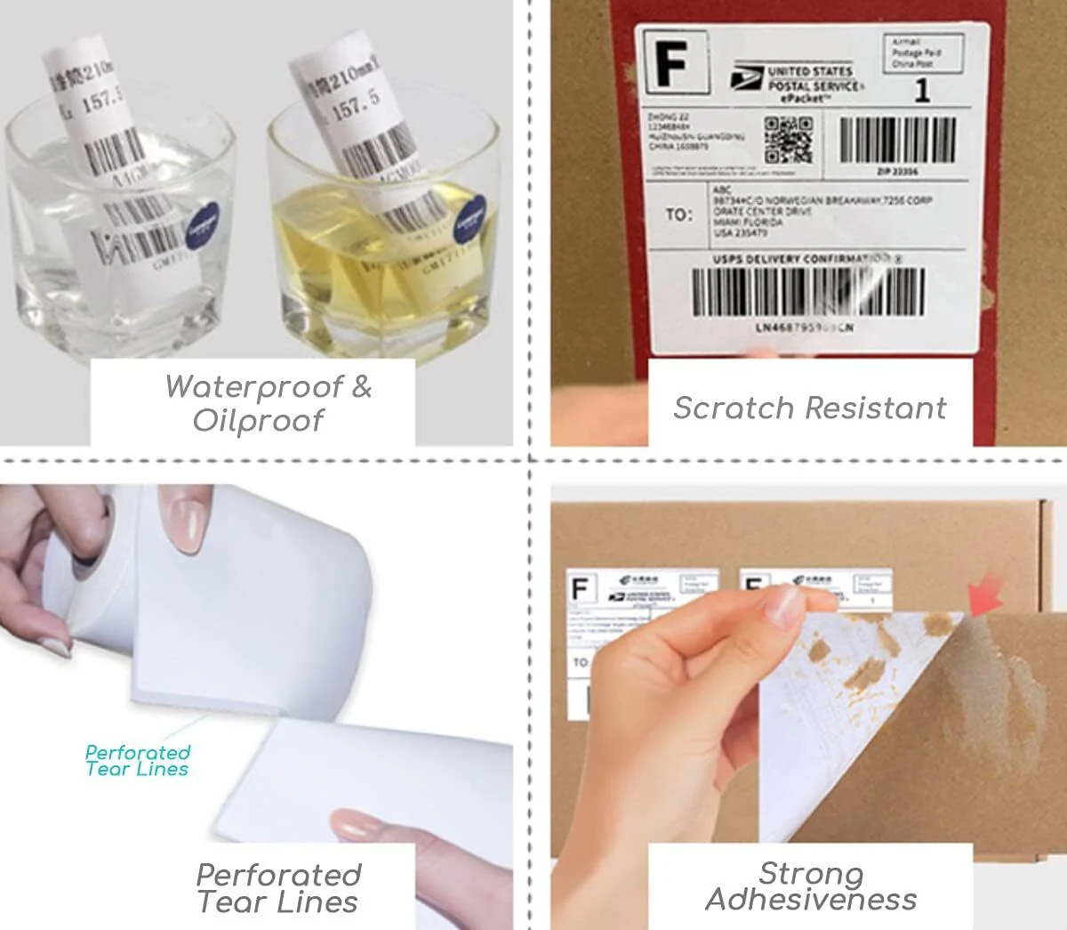 1500 X Thermal Self Adhesive Shipping Labels - Image 6