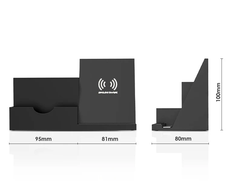 15W Wireless Fast Charger Charging Station and Pen Holder Desk Organizer - Image 8
