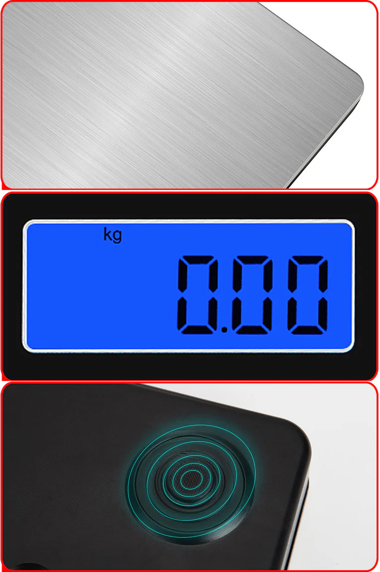 180kg/50g Stainless Steel Precision Platform Scale - Image 4