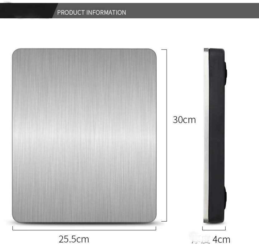 180kg/50g Stainless Steel Precision Platform Scale - Image 7