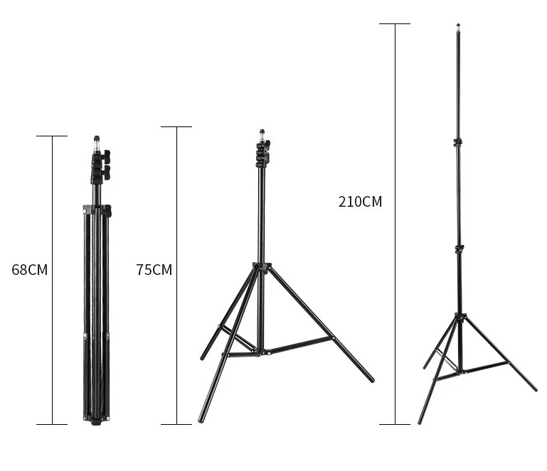 2.1m Universal Light Camera Holder Tripod Stand - Image 4