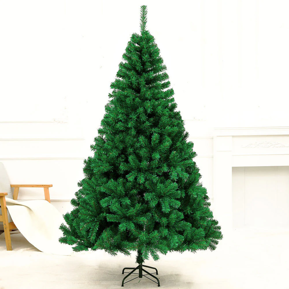 2.1m Traditional Green Christmas Tree 1000T - Image 14