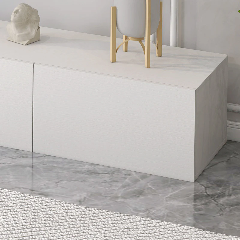 2.4m Lusso Designer Wooden TV Cabinet Entertainment Unit 240cm (White) - Image 8