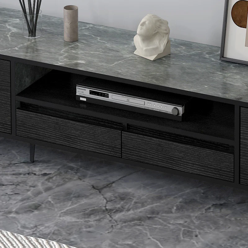 2-Piece Set Minimalist Large Coffee Table & 2m TV Cabinet - Image 13
