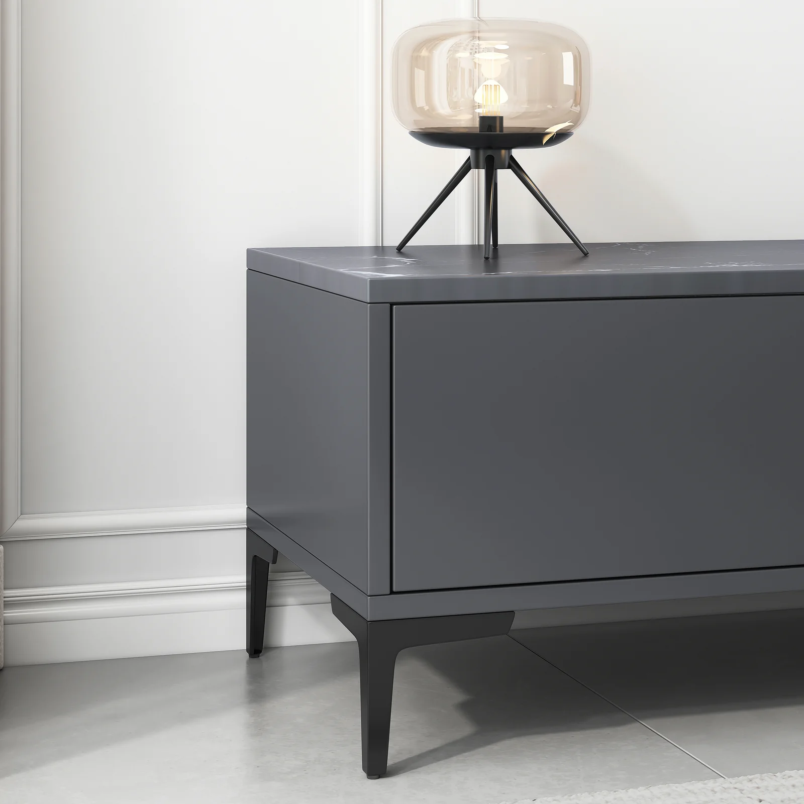 2-Piece Set Minimalist Large Coffee Table & 2m TV Cabinet - Image 10