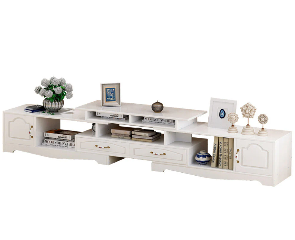 2-Piece Set Royal Luxury Coffee Table & Adjustable TV Cabinet - Image 10