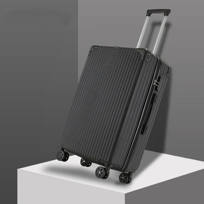 2-Piece Standard Cabin Carry-On Luggage Suitcase Set (Black) - Image 10