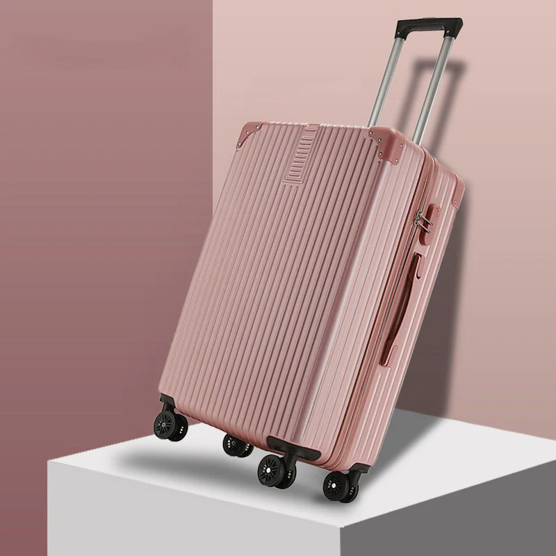 2-Piece Standard Cabin Carry-On Luggage Suitcase Set (Rose Gold) - Image 7