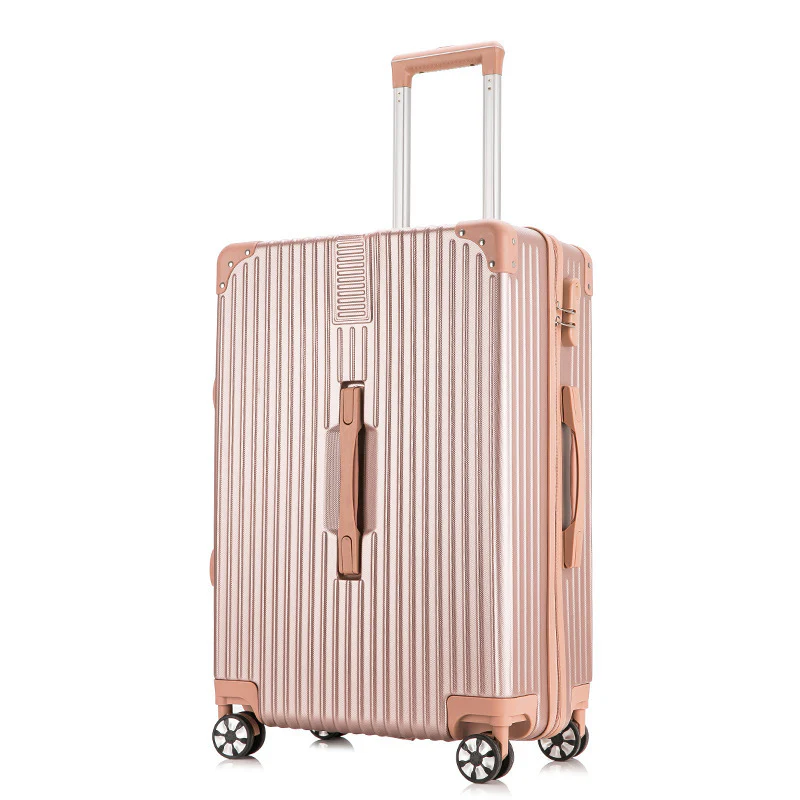 2-Piece Standard Cabin Carry-On Luggage Suitcase Set (Rose Gold) - Image 5