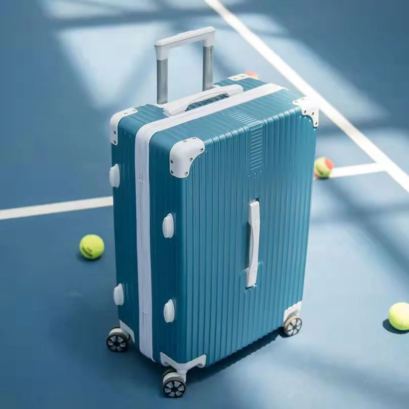 2-Piece Standard Cabin Carry-On Luggage Suitcase Set (Sky Blue) - Image 7