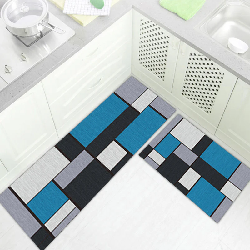 2-Pieces Kitchen Area Rug Doormat Hallway Bathroom Mats - Image 3