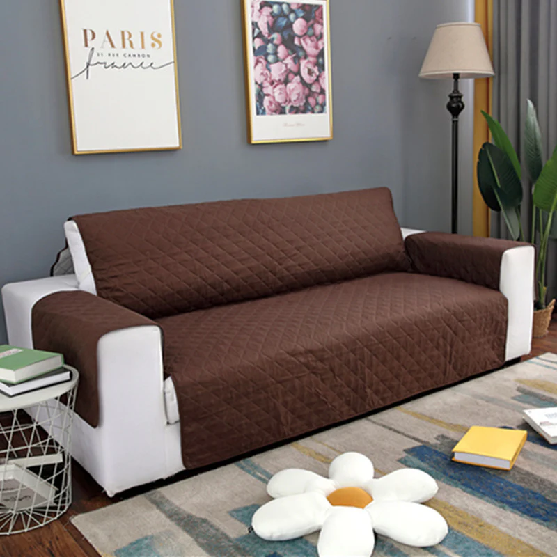 2-Seater Sofa Slipcover Quilted Couch Cover Water Resistant Furniture Protector - Image 14