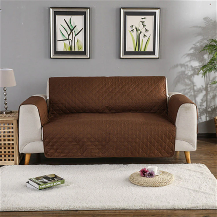 2-Seater Sofa Slipcover Quilted Couch Cover Water Resistant Furniture Protector - Image 17